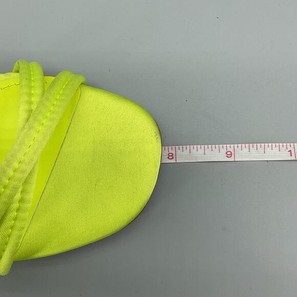 NEW Larroudé Women’s Annie Slingback Stiletto Sandals Yellow Size 6.5 - Picture 7 of 10